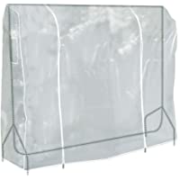 Los mejores  - Hangerworld 3 Cubiertas 183cm para Perchero Fundas para Burro Plástico Transparente Cremallera Protección